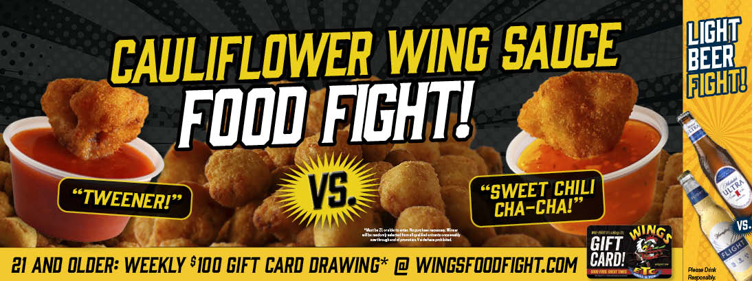 Welcome to the Wings Etc. Food Fight! - Wings Etc. : Wings Etc.